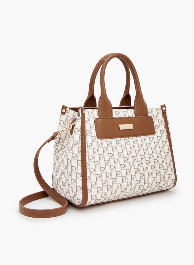 بابريكا حقيبة يد بطبعة بابريكا وشعار أحرف - Image 3